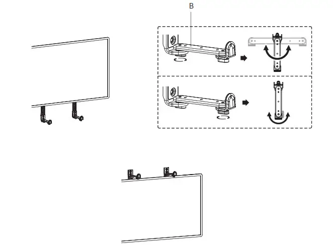 VIVO MOUNT- retighten the knobs.