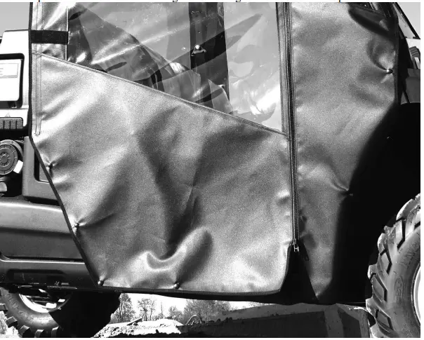 FALCON RIDGE JD-835-DRW01 John Deere XUV 835 Soft Door Rear Window Combo-FIG9