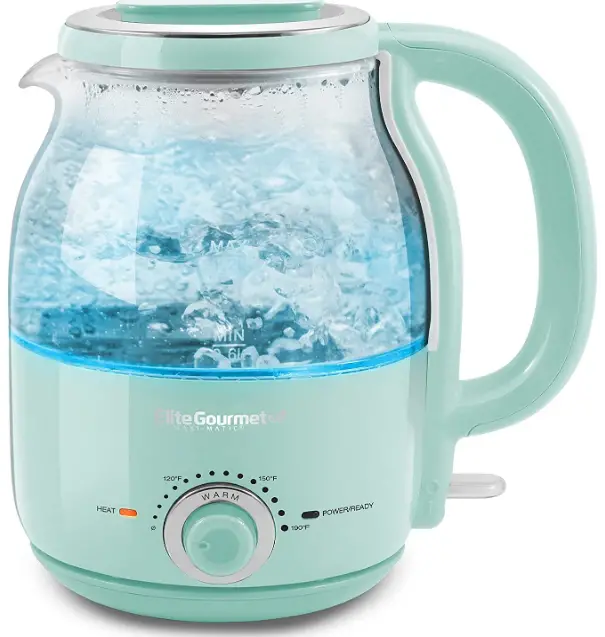 Elite-Gourmet-EKT1220M-1.2L-Electric-BPA-Free-Glass Kettle-Product