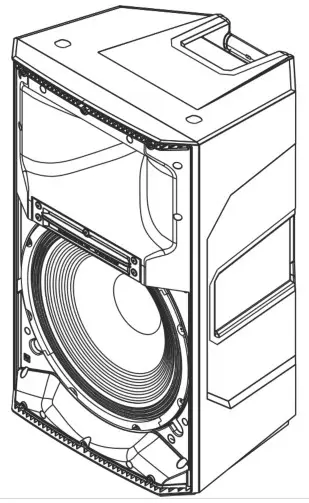 Electro-Voice ELX200-15P 15 2-Way Powered Speaker - Class D power