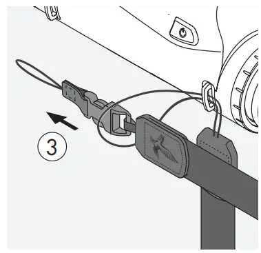 ATTACHING THE CARRYING STRAP