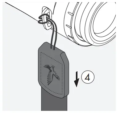 ATTACHING THE CARRYING STRAP