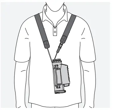 ATTACHING THE CARRYING STRAP