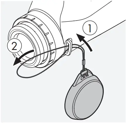FITTING THE EYEPIECE COVER