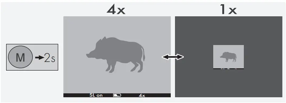HAND-HELD AND CLIP-ON MODE