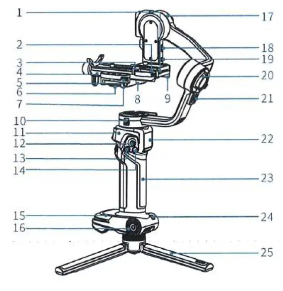ZHIYUN-WEEBILL-3-Handheld-Gimbal Stabilizer-fig-1