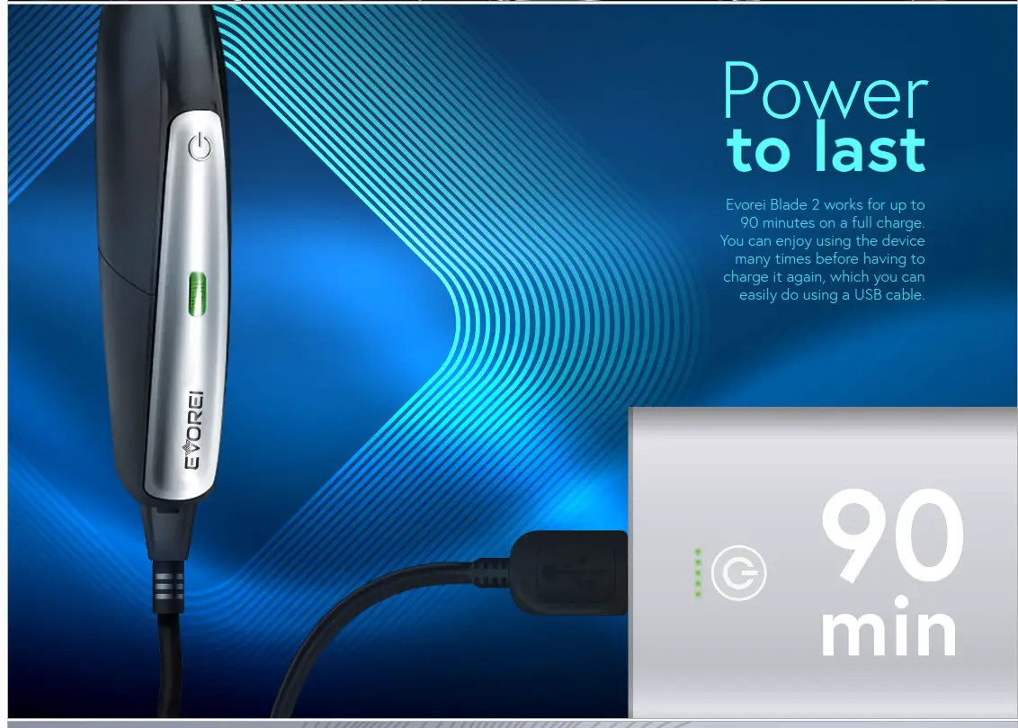 EVOREI Blade 2 Multifunctional Facial Hair Trimmer - fig 6