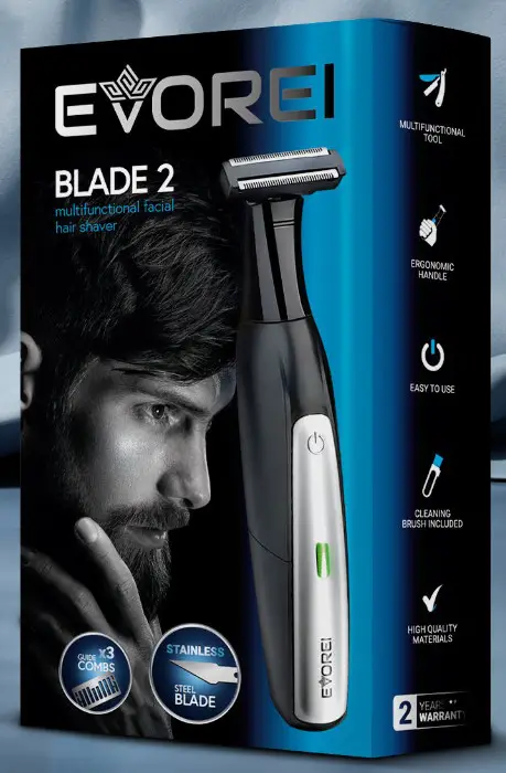 EVOREI Blade 2 Multifunctional Facial Hair Trimmer - fig1