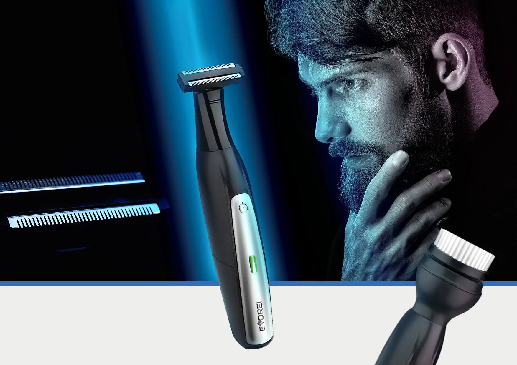 EVOREI Blade 2 Multifunctional Facial Hair Trimmer