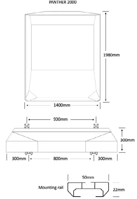 23ZERO Panther 2000 Aluminium Hardshell Roof Top 25