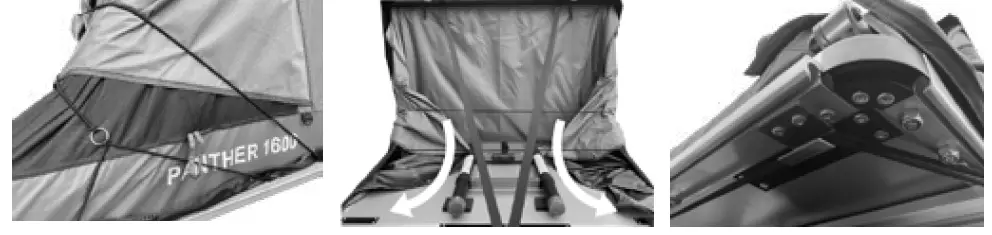 23ZERO Panther 2000 Aluminium Hardshell Roof Top 9