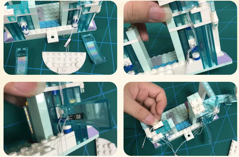 GAME OF BRICKS Light Kit for Elsa’s Magical Ice Palace 43172 - fig 13