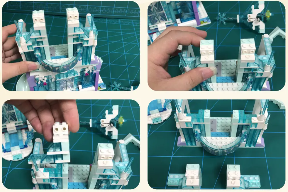 GAME OF BRICKS Light Kit for Elsa’s Magical Ice Palace 43172 - fig 17