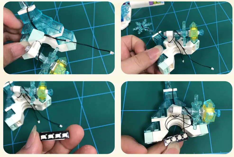 GAME OF BRICKS Light Kit for Elsa’s Magical Ice Palace 43172 - fig 19