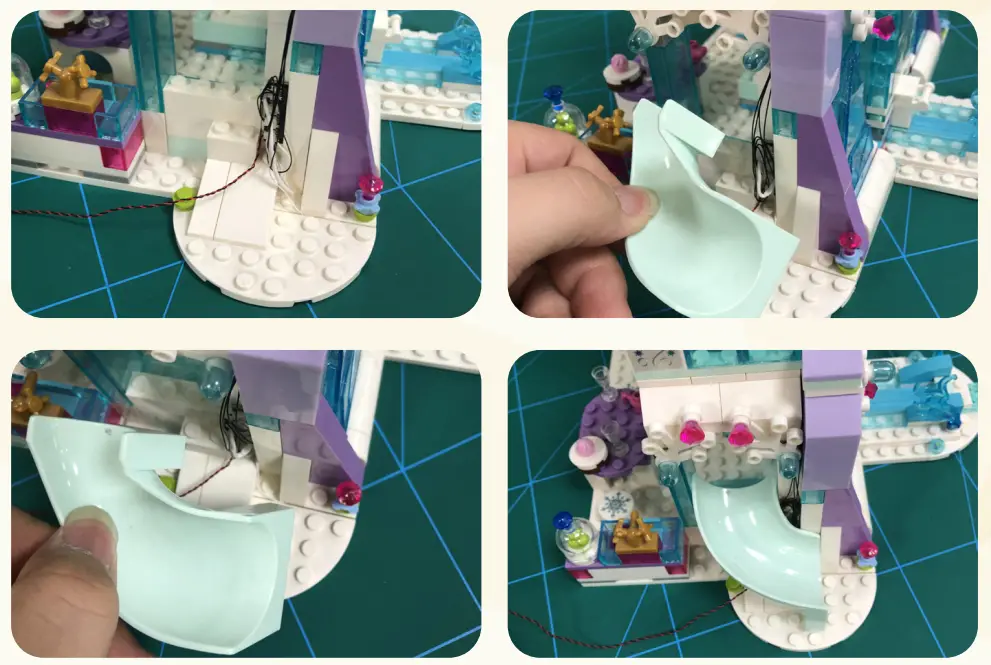 GAME OF BRICKS Light Kit for Elsa’s Magical Ice Palace 43172 - fig 2