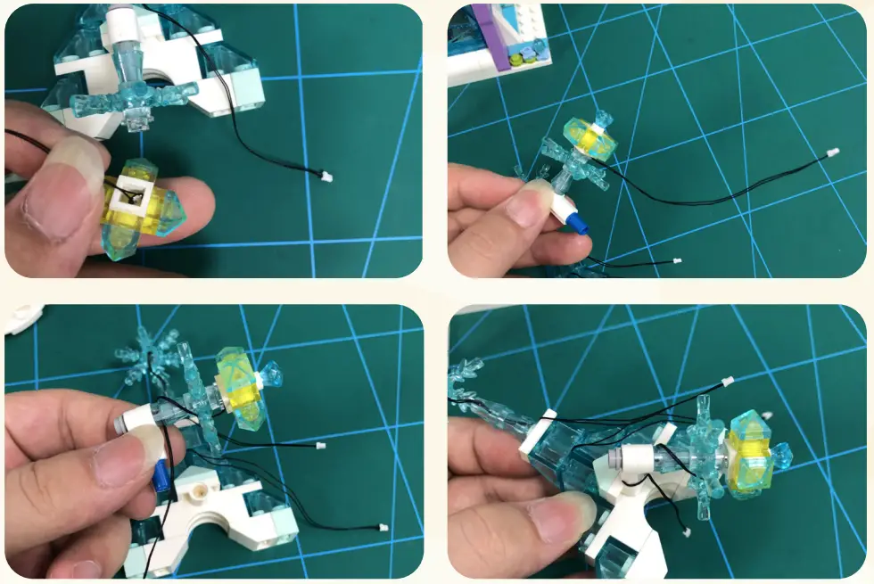 GAME OF BRICKS Light Kit for Elsa’s Magical Ice Palace 43172 - fig 20