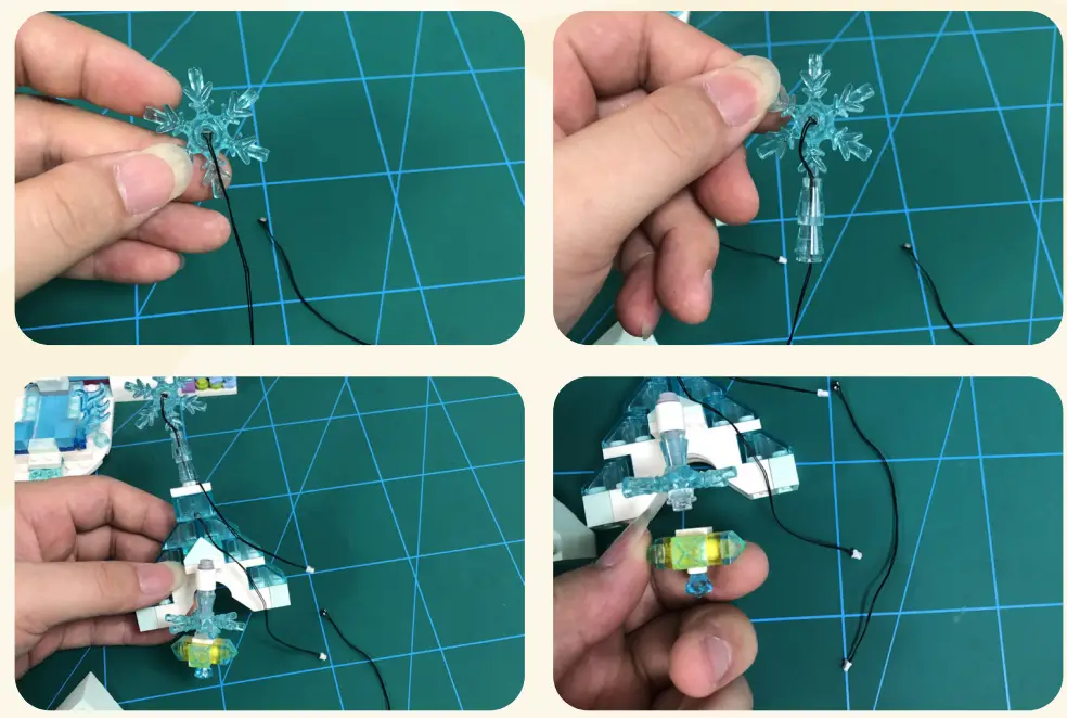 GAME OF BRICKS Light Kit for Elsa’s Magical Ice Palace 43172 - fig 21