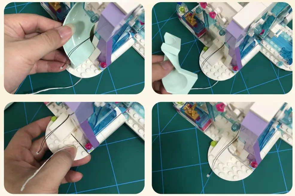 GAME OF BRICKS Light Kit for Elsa’s Magical Ice Palace 43172 - fig 5