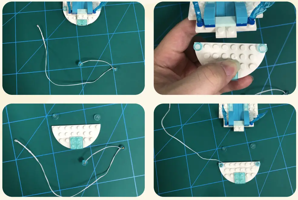 GAME OF BRICKS Light Kit for Elsa’s Magical Ice Palace 43172 - fig 7