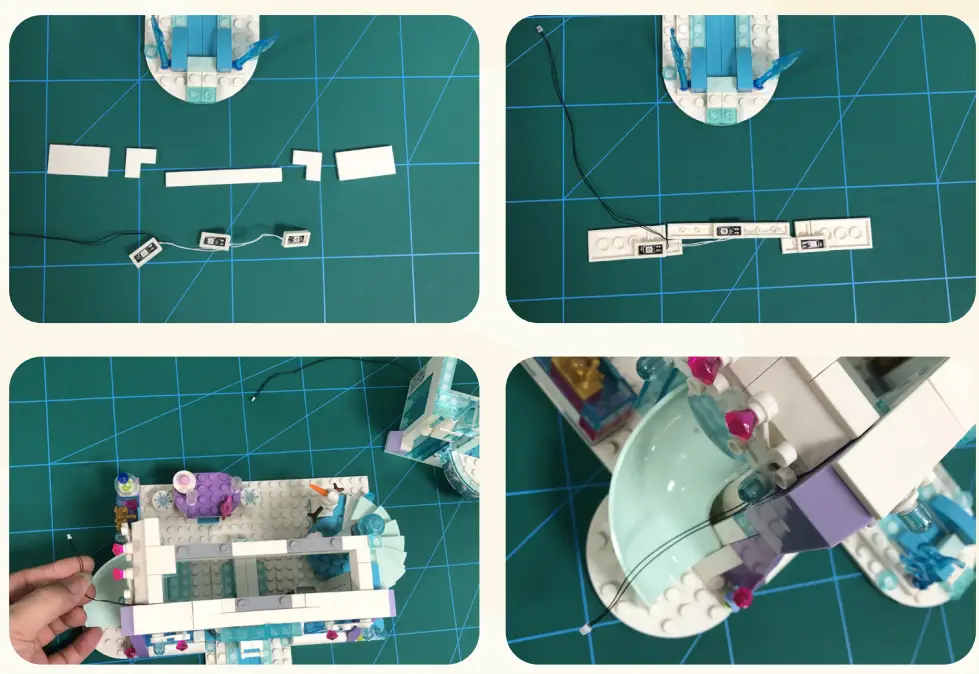 GAME OF BRICKS Light Kit for Elsa’s Magical Ice Palace 43172 - fig 8