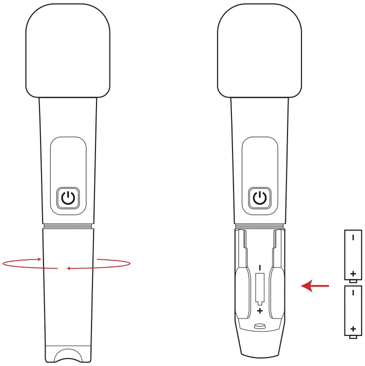 Installing the Batteries