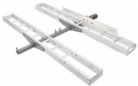 BLACK WIDOW AMC 600 2 Aluminum Double Motorcycle Carrier -