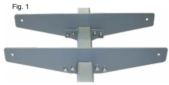 BLACK WIDOW AMC 600 2 Aluminum Double Motorcycle Carrier - ASSEMBLY