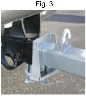 BLACK WIDOW AMC 600 2 Aluminum Double Motorcycle Carrier - Fig. 3