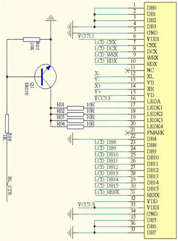 Surenoo STP0280C1 240320 Series TFT LCD Panel - Figure 4