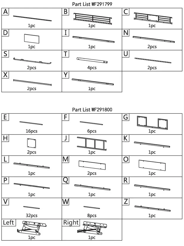 GOJANE-LP000196LWYAAK-Twin-Over-Full-Metal-Futon-Bunk-Bed-Frame-with-Guardrails-and-Ladder-FIG2