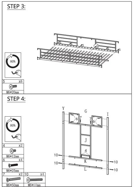 GOJANE-LP000196LWYAAK-Twin-Over-Full-Metal-Futon-Bunk-Bed-Frame-with-Guardrails-and-Ladder-FIG5