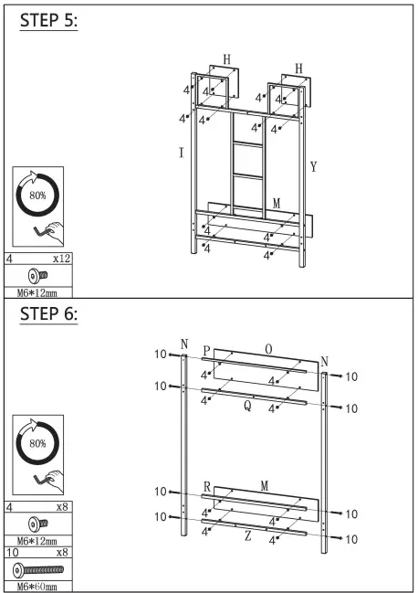 GOJANE-LP000196LWYAAK-Twin-Over-Full-Metal-Futon-Bunk-Bed-Frame-with-Guardrails-and-Ladder-FIG6
