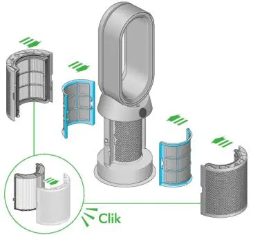dyson HP07 Purifier Hot+Cool - Assembling your machine 3
