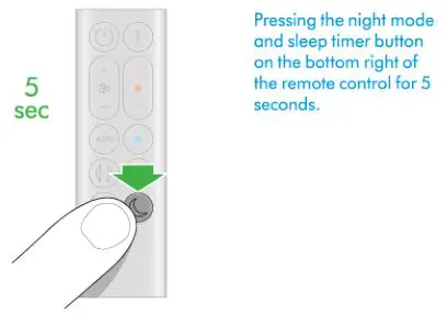 dyson HP07 Purifier Hot+Cool - Resetting your HEPA+Carbon filter life 2