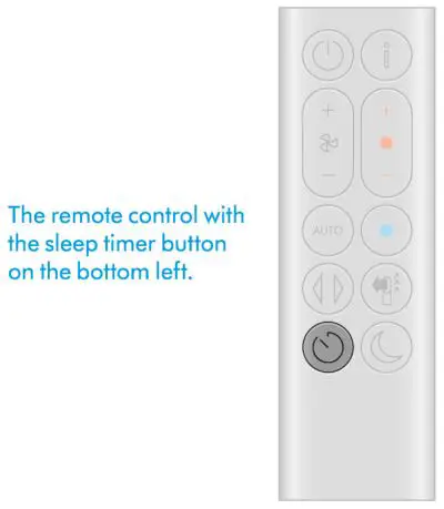 dyson HP07 Purifier Hot+Cool - Sleep timer