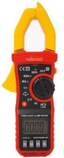 velleman DCM140 Digital Clamp Meter
