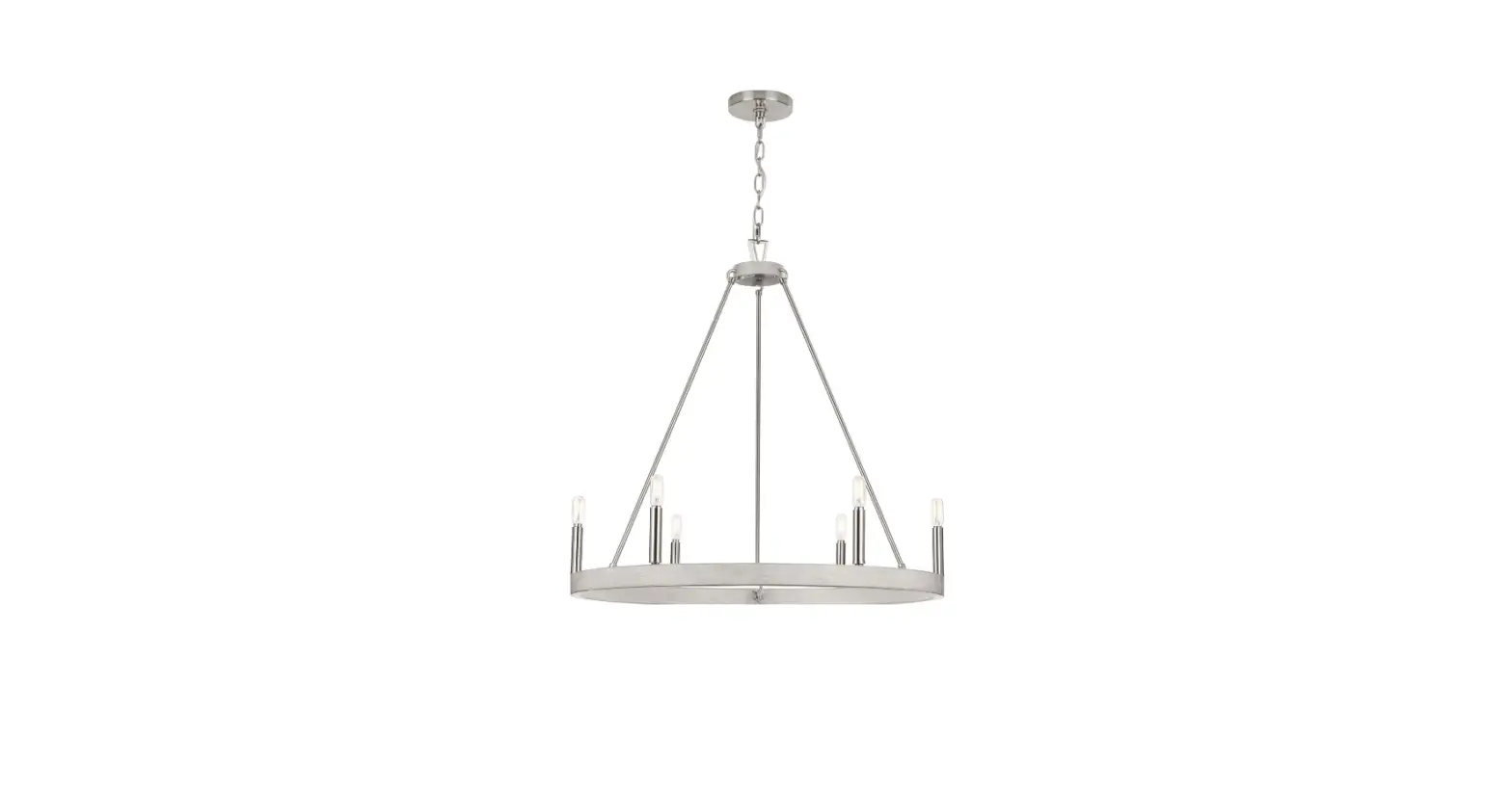 Progress Lighting P400302 6-light Brushed Nickel Farmhouse Chandelier Instruction Manual