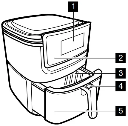 Electrolux E6AFi 4ST Explore 6 Air Fryer - GENERAL OVERVIEW