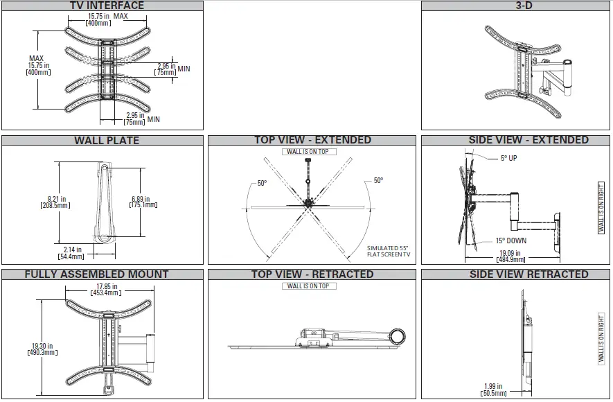 SANUS-LMF219B1-FullMotion-Wall-Tv Mount-Fits-TVs-03
