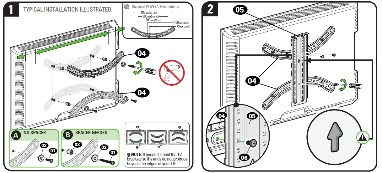 SANUS-LMF219B1-FullMotion-Wall-Tv Mount-Fits-TVs-16