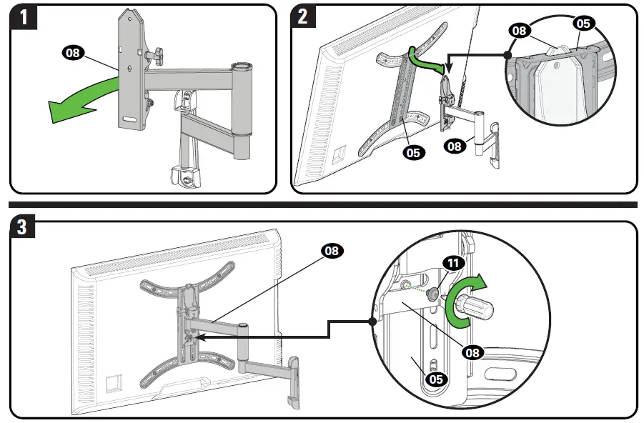SANUS-LMF219B1-FullMotion-Wall-Tv Mount-Fits-TVs-23