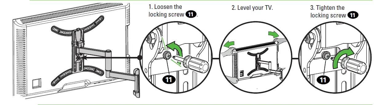SANUS-LMF219B1-FullMotion-Wall-Tv Mount-Fits-TVs-26
