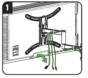 SANUS-LMF219B1-FullMotion-Wall-Tv Mount-Fits-TVs-28