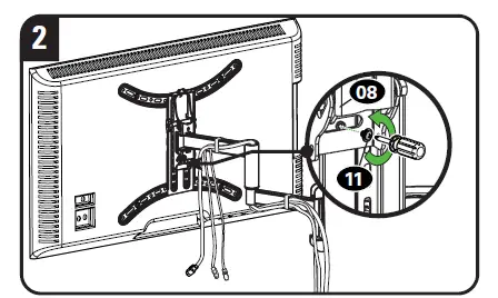 SANUS-LMF219B1-FullMotion-Wall-Tv Mount-Fits-TVs-29