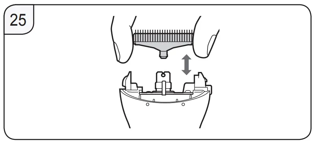 Replacing the inner blade
