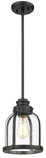 Z-Lite-337MP-MB-Burren-1-Light-9-inch-Matte-Black-Mini-Pendant-Ceiling-Light-product