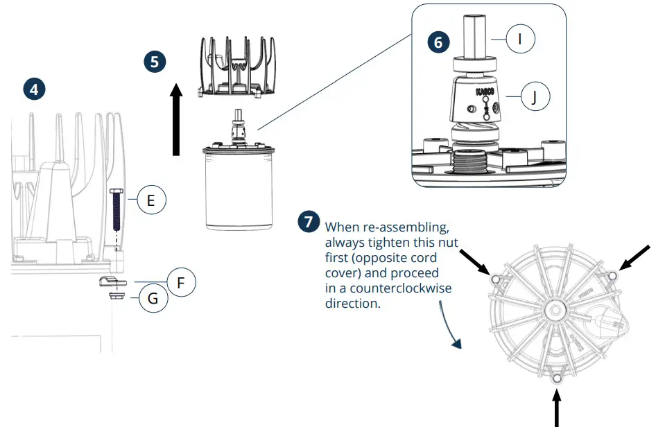 KASCO 824405 AquatiClear CIRCULATOR - When re-assembling