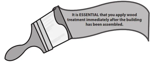 Forest Garden DIP Treated Overlap Pent 3X5 Double Door Storage - fig34