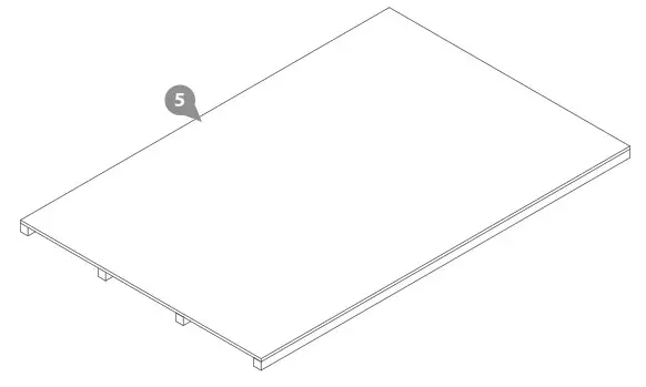 Forest Garden DIP Treated Overlap Pent 3X5 Double Door Storage - fig4