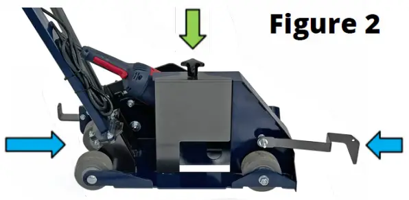 DiamaPro SYSTEMS DP CSX 10 Walk-Behind Saw - Blue Arrows